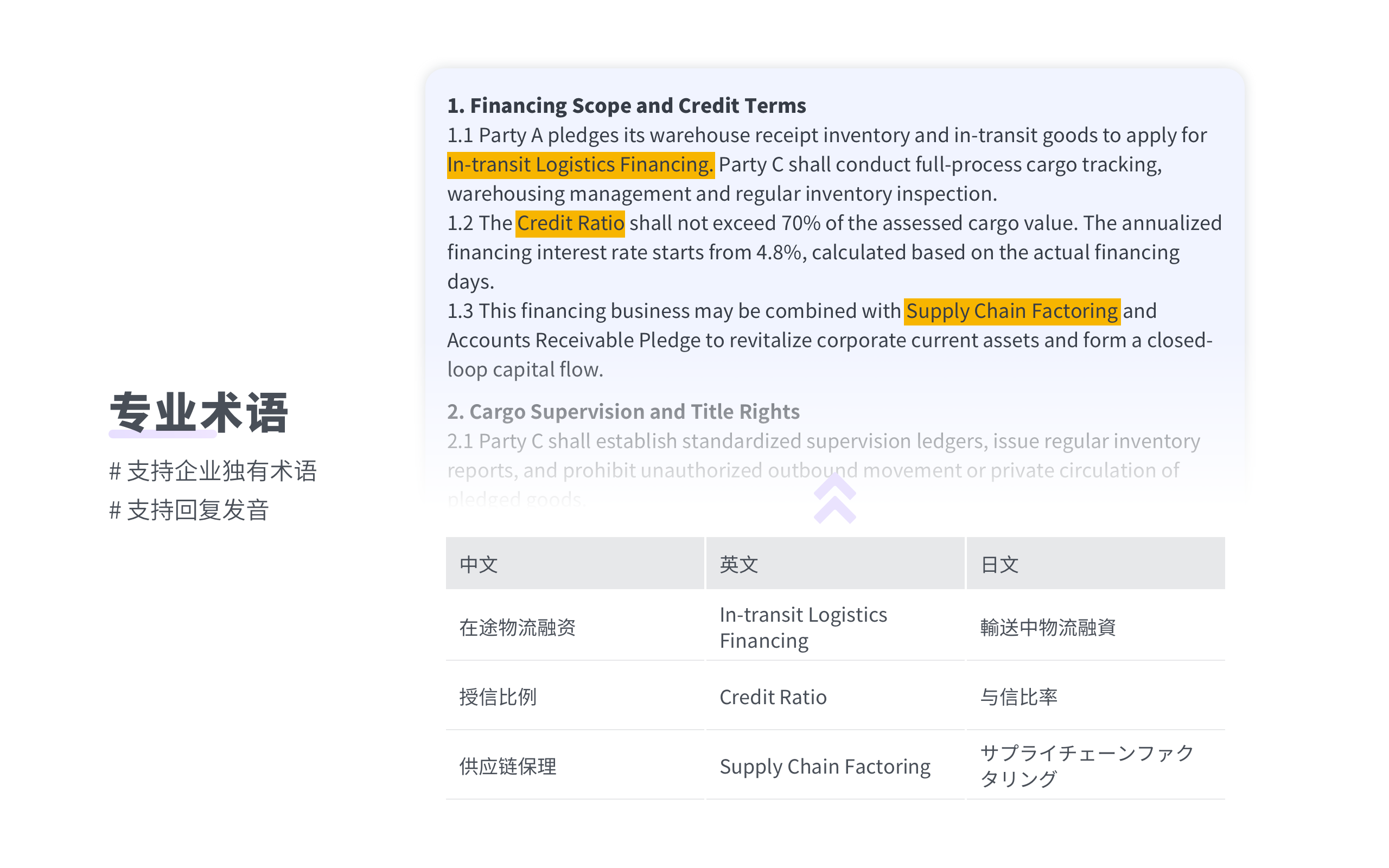 VokiAI AI文档翻译 桌面客户端界面